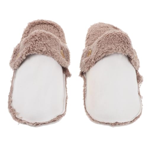 Beaupretty Plüsch fußbett für Hausschuhe Herausnehmbare Warme Innensohlen aus Weichem Fleece Passend für Clogs Sandalen und Pantoffeln Kuscheliges Innenfutter für Herbst und Winter von Beaupretty
