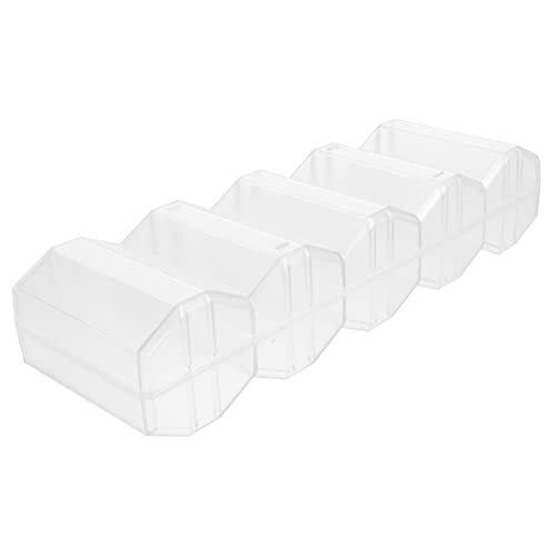 Beaupretty Poker Chip Aufbewahrungsbox Transparent Große Kapazität mit Fächern für Pokerspieler Pokerkarten und Chips Organizer Leicht Tragbar und Sortiert von Beaupretty