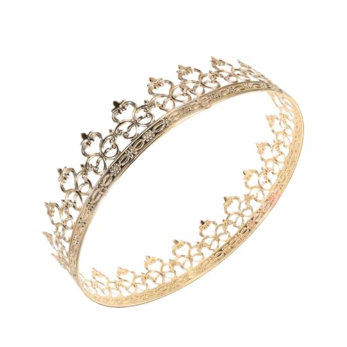 Beaupretty Prinzenkostüm-krone, Leichtes Goldenes Metall, Herren- -tiara, Cosplay-kopfbedeckung Für Halloween, Königliche Mottopartys, Events, Zubehör Beaupretty Prinzenkostüm-krone, Leichtes Goldenes Metall, Herren- -tiara, Cosplay-kopfbedeckung Für Halloween, Königliche Mottopartys, Events, Zubehör von Beaupretty