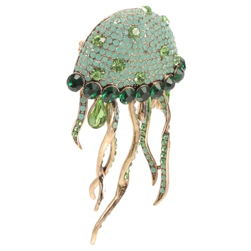Beaupretty Jellyfish Brosche Für Damen Kreatives Accessoire Mit Strassverzierungen Modische Anstecknadel Für Abendkleider Und Freizeitmode Für Geschenke Und Besondere Anlässe von Beaupretty