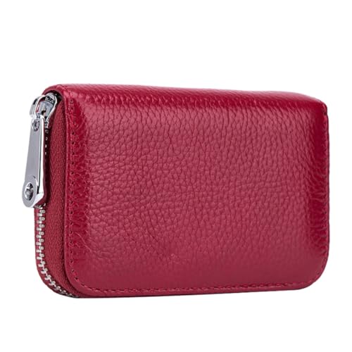 Beaupretty RFID blockierendes Kartenetui Klein Kompakt mit Reißverschluss Schutzfunktion Diebstahlschutz für Bankkarten und Kreditkarten Praktischer Kartenhalter für Damen und Herren von Beaupretty