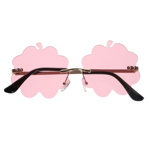 Beaupretty Randlose Damen Sonnenbrille Unregelmäßige Form PC material Robust Stylish für Party Foto Requisiten Festival und Alltag Geeignet von Beaupretty