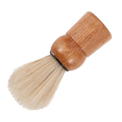 Beaupretty Rasierpinsel Bartbürste Aus Holz Für Männer Gesichtshaarcremebürste Werkzeug Für Rasiercreme Und Rasierseife Ergonomischer Griff Für Unterwegs von Beaupretty
