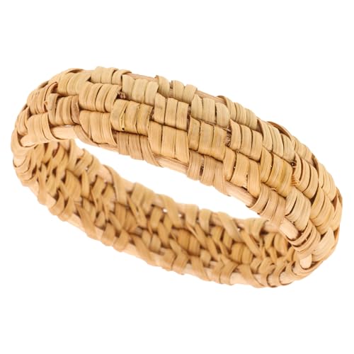 Beaupretty Gewebtes Armband Im Ethnischen Stil Runde Handgelenkdekoration Geflochtener Armreif Für Damen Rustikales Damenarmband Natürliches Armband Mit Vintage-design von Beaupretty