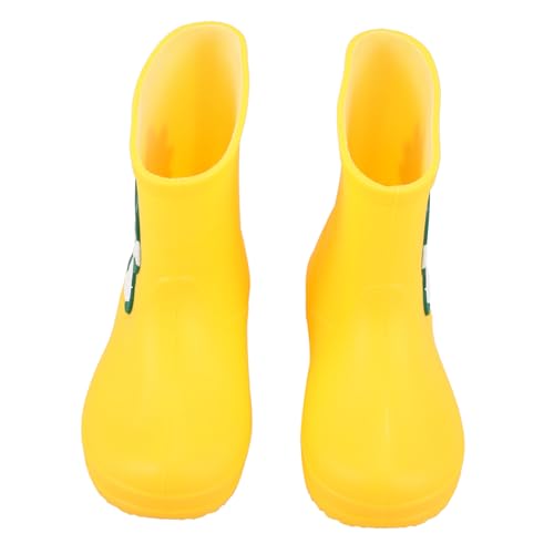 Beaupretty Regenstiefel Cartoon PVC Leicht Flexibel Rutschfest Jungen Mädchen Outdoor Gummistiefel von Beaupretty