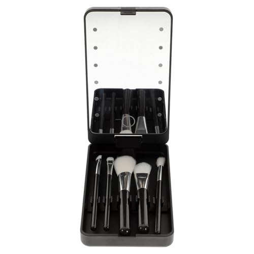 Beaupretty Reiseetui für Wimpern mit LED Licht Kosmetik Organizer mit Spiegel Tragbar und Kompakt für Make Up für Reisen von Beaupretty