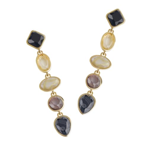 Beaupretty Resin Ohrhänger Geometrisch Modern Damenohrringe Modisch Langlebig Leicht für Alltag und Geeignet Stilvolle Ohrschmuck Frauen Geschenkidee von Beaupretty