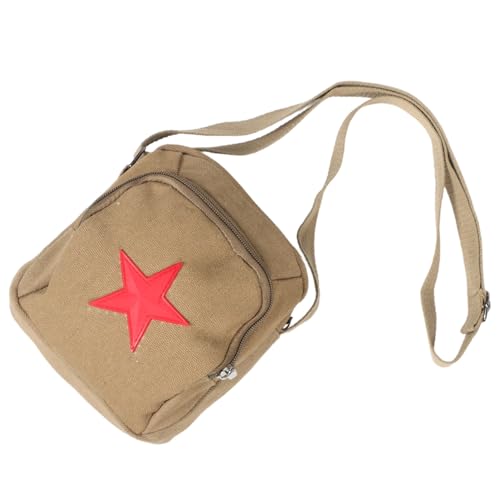 Beaupretty Retro Canvas Umhängetasche mit Fünfzackigem Stern Leichte Praktische Schultertasche für Damen und Herren Große Kapazität für Arbeit Schule und Reisen Zeigt Patriotischen Beaupretty Retro Canvas Umhängetasche mit Fünfzackigem Stern Leichte Praktische Schultertasche für Damen und Herren Große Kapazität für Arbeit Schule und Reisen Zeigt Patriotischen von Beaupretty