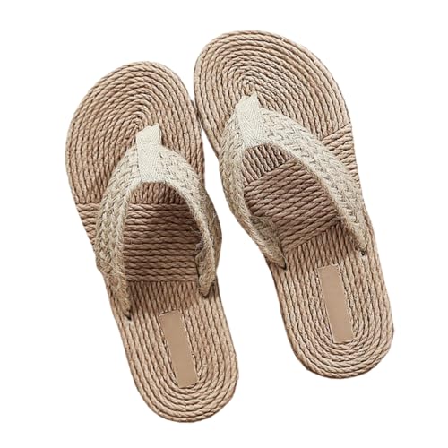 Beaupretty Retro Japanische Hausschuhe aus Geflochtenem Hanfseil Rutschfeste Sommer Sandalen für Damen und Herren Leicht Modisch für Zuhause und Hotel Beaupretty Retro Japanische Hausschuhe aus Geflochtenem Hanfseil Rutschfeste Sommer Sandalen für Damen und Herren Leicht Modisch für Zuhause und Hotel von Beaupretty