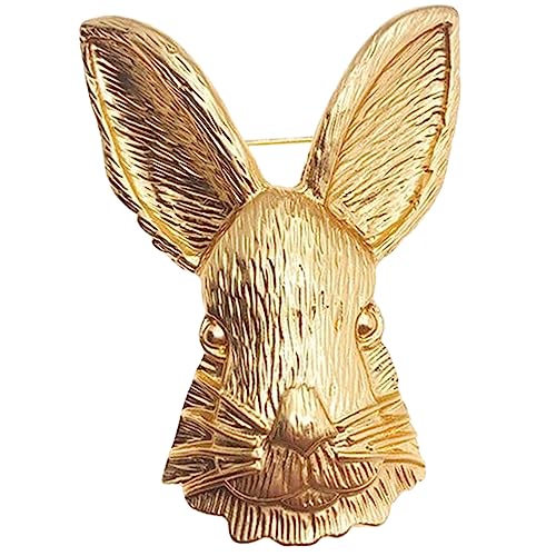 Beaupretty Kaninchen Brosche Für Damen Ebene Brosche Aus Metall Kreative Anstecknadel Für Kleidung Und Schals Mit Niedlichem Design von Beaupretty