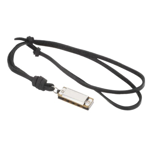 Beaupretty Retro Mundharmonika Halskette mit Charmantem Mini Harmonikaanhänger Kreatives Schmuckstück für Festivals und Anlässe für Erwachsene von Beaupretty