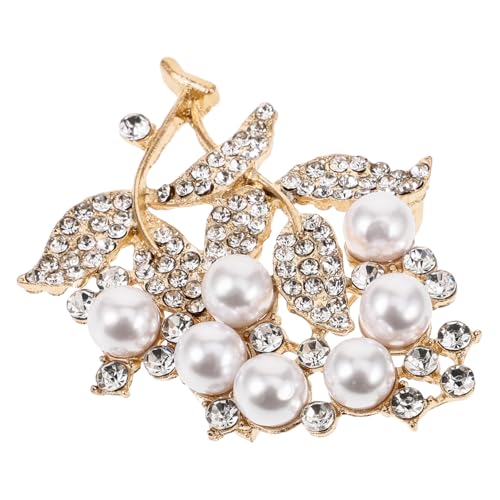 Beaupretty Rhinestone Blattbrosche mit Perlen Funkelnde Legierungsbrosche für Damen Anstecknadel für Kleidung Schals und Hüte Vielseitiges Schmuckaccessoire Beaupretty Rhinestone Blattbrosche mit Perlen Funkelnde Legierungsbrosche für Damen Anstecknadel für Kleidung Schals und Hüte Vielseitiges Schmuckaccessoire von Beaupretty
