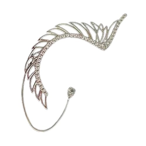 Beaupretty Rhinestone Ear Cuff Ohrklemme Damen Elegant Funkelnd Ohrschmuck Einzeln Links Für Party Alltag von Beaupretty