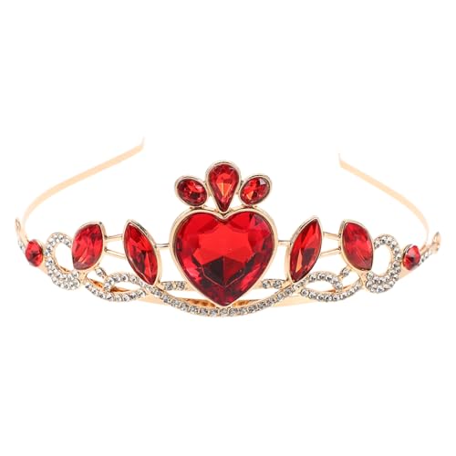 Beaupretty Rhinestone Haarschmuck mit romantischem Muster Luxuriöses Braut Accessoire für Hochzeit und Party Funkelndes Strass Diadem Langlebiges Prinzessinnen Tiara Haarschmuck von Beaupretty