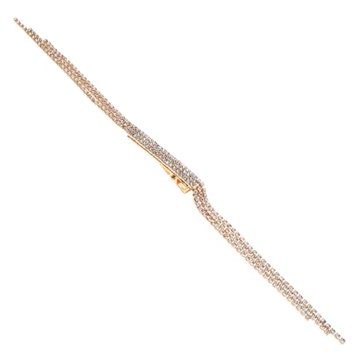 Beaupretty Rhinestone Kette mit Quaste Brosche für Damen Brosche für Kleidung Pullover Schals Jacken Vielseitig Einsetzbar Haarclip von Beaupretty