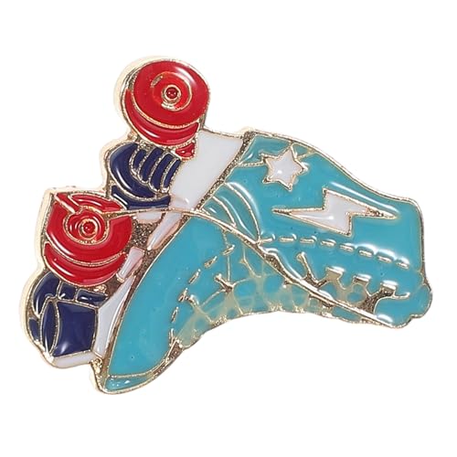 Beaupretty Rollschuh Revers Abzeichen Cartoon Brosche Für Pullover Schal Kleidung Damenclip Strickjacke Schal Clip Accessoire Anzug Abzeichen Skate Kleidung Mode Lustige Anstecknadel von Beaupretty