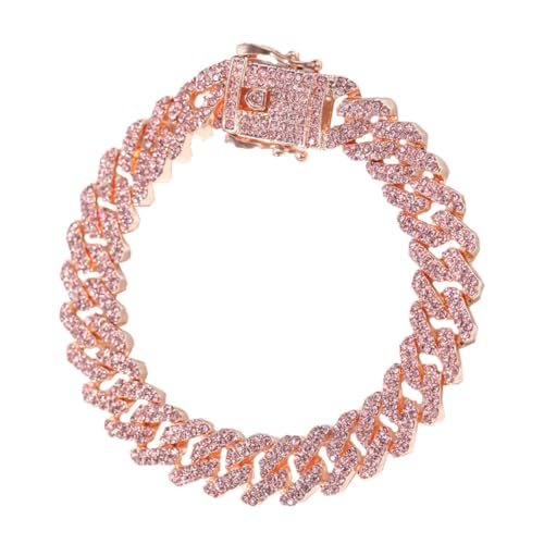 Beaupretty Roségold Link Armband Herren Langlebiges Legierungsarmband Kreatives Geburtstag Geschenk Handgefertigtes Schmuckstück für Party und Alltag von Beaupretty