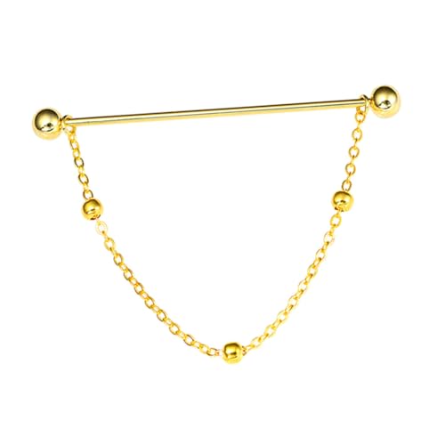 Beaupretty Runde Kragennadel aus Kupfer mit Schraubverschluss Goldfarbene Brosche für Hemdkragen Stilvolle Krawatten und Halstuch Dekoration Langlebig für Alltag und Festliche Anlässe von Beaupretty