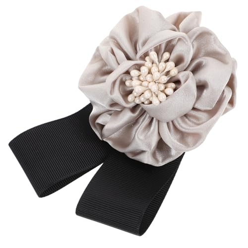 Beaupretty Satin Brosche Damen Blumenform Anstecknadel Dekorativer Pin für Kleidung Rucksack und Anzug mit Sicherem Clip für Festliche Events und Alltag von Beaupretty