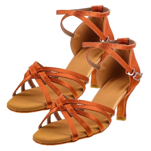 Beaupretty Satin High Heels Damen Latein Tanzschuhe Offene Zehen Knöchelriemen Schuhe Schlangenhaut Schnell Ausziehbar Beaupretty Satin High Heels Damen Latein Tanzschuhe Offene Zehen Knöchelriemen Schuhe Schlangenhaut Schnell Ausziehbar von Beaupretty