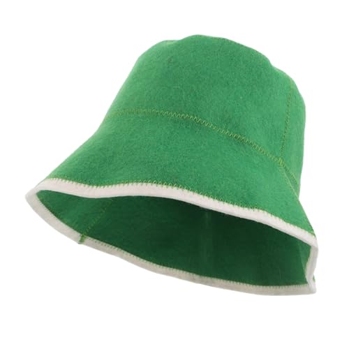 Beaupretty Saunahut Dicke Filz Kappe Hitzeisolierend Wasserabsorbierend Schnell Trocknend Atmungsaktiv Unisex Damen Herren Sauna Bad Haarschutz Langlebig Leicht zu Reinigen von Beaupretty