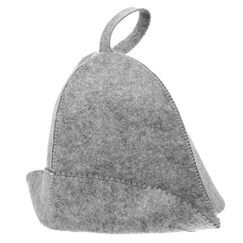 Beaupretty Saunahut aus Filz Atmungsaktive Saugfähige Badekappe für Damen und Herren Wiederverwendbarer Saunazubehör für Spa und Sauna Komfortabel und Leicht zu Tragen von Beaupretty