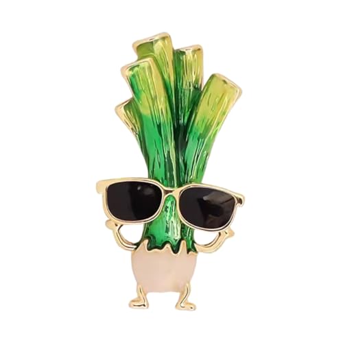 Beaupretty Schalotten Brosche Anstecknadel für Damen Lustige Gemüse Brosche Metall Kreative Hutnadel für Kleidung Anzug Tasche Schal von Beaupretty