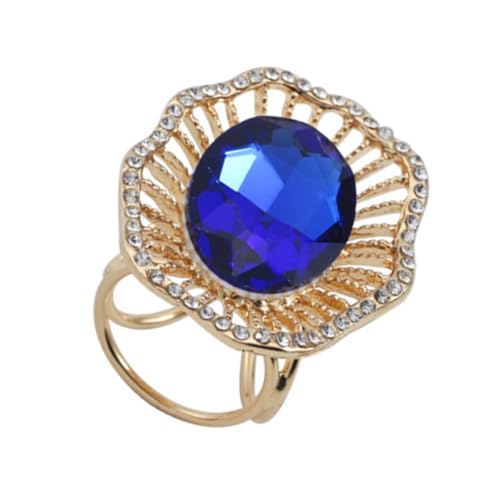 Beaupretty Schal Schnalle Geometrische Hohlovalform Wasserfeste Brosche für Damen für Hochzeit Party Elegantes Accessoire von Beaupretty