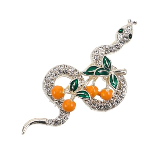 Beaupretty Schlangenbrosche Mit Funkelnden Strasssteinen Schlangenbrosche Für Kleidung Taschen Und Anstecknadeln Einzigartiges Schmuckstück Für Besondere Anlässe Und Alltag von Beaupretty