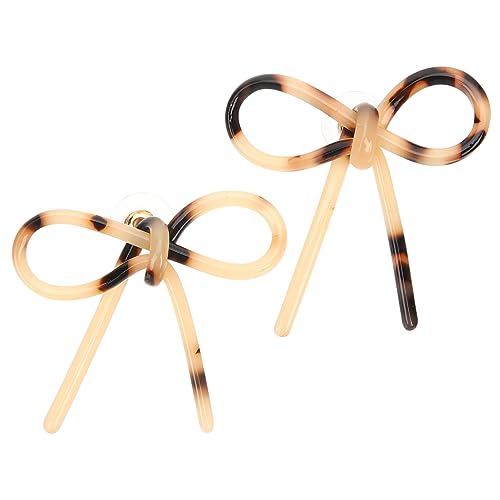 Beaupretty Schleifenohrringe Damen Vintage Ohrstecker mit Feiner Verarbeitung Langlebig Modisches Accessoire für Frauen und Mädchen zu Party Hochzeit Alltag von Beaupretty