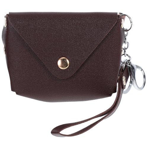 Beaupretty Münzportemonnaie Mit Lobster Clasp Tragbarer Pu-Leder Geldbeutel Modischer Schlüsselanhänger Und Münzbeutel Für Frauen Accessoire Für Schlüssel Und Kleingeld von Beaupretty