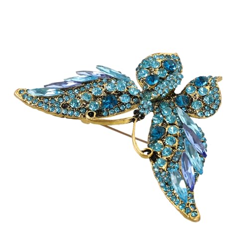 Beaupretty Schmetterlingsbrosche Mit Strass Für Kleid Schal Hut Anstecknadel Schmetterlingsnadel Brosche Für Damenkleidung Anzugbrosche Broschennadel von Beaupretty