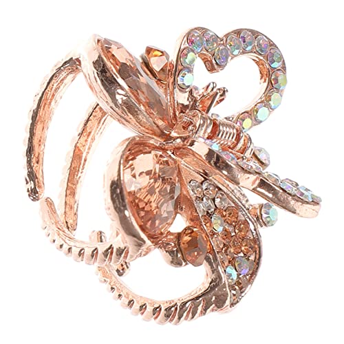 Beaupretty Schmetterling Haarclip mit Funkelnden Strasssteinen Mittelgroße Haarkralle aus Eleganter Haarschmuck für Frauen und Mädchen Geeignet für Partys Geburtstage Festliche Anlässe von Beaupretty