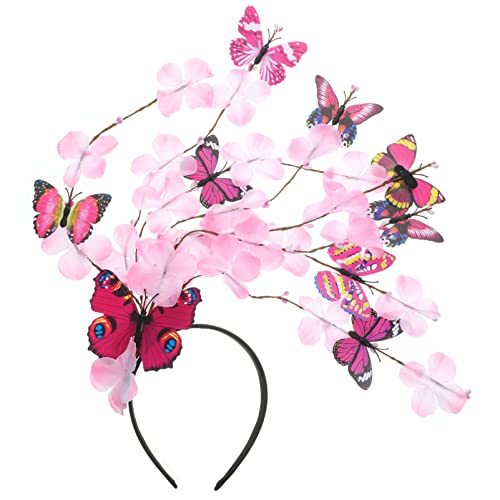 Beaupretty Schmetterling Stirnband Faszinator Haarreif Haarband Kinder Haarschmuck Braut Damen Mädchen Kopfbedeckung Hochzeit Party Deko Cosplay Fotografie Requisiten Zubehör von Beaupretty