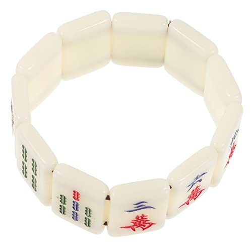 Beaupretty Schmuck Armband Für Frauen Und Männer Elastisches Mahjong-armband Als Kreatives Geschenk Für Feiertage Und Partys Aus Robustem Kunststoffmaterial von Beaupretty