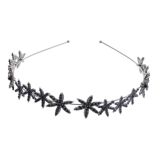 Beaupretty Weihnachts-stirnband Mit Schneeflocken-design Dunkelblau Glitzernder Strass Stern-haarband Für Damen Und Mädchen Brautschmuck Urlaubs-haarreif Für Partys Und Feiertage von Beaupretty