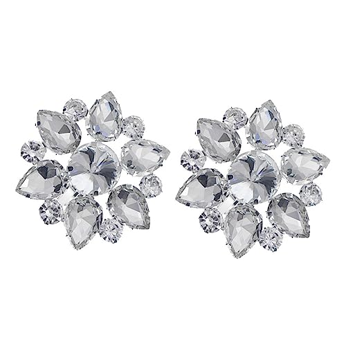 Beaupretty Schuhclips Damen mit Funkelnden Strassstein Dekorative Abnehmbare Schuhschmuck für Hochzeit Alltag und Party Passend für High Heels Sandalen Flache Schuhe und Stiefel von Beaupretty