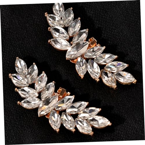 Beaupretty Schuhschnallen mit Strasssteinen Abnehmbare Hochzeitsschuh Deko für Damen Leichtes Design Vielseitig Verwendbar für Party und Alltag Schuh Ornamente von Beaupretty