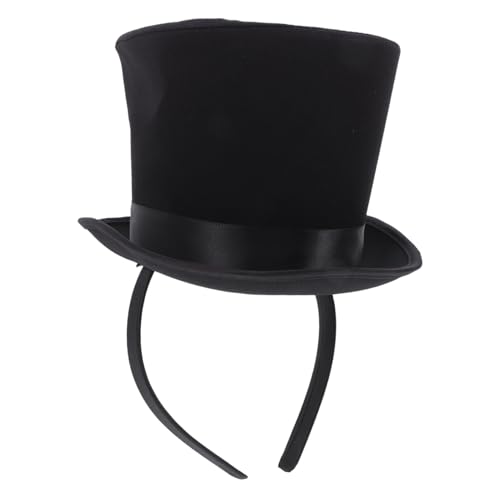 Beaupretty Schwarzer Kleiner Banquet Partyhut Leicht und Bequem Festlich für Cosplay Bühnenauftritte und Feierlichkeiten als Stilvolle Kopfbedeckung von Beaupretty