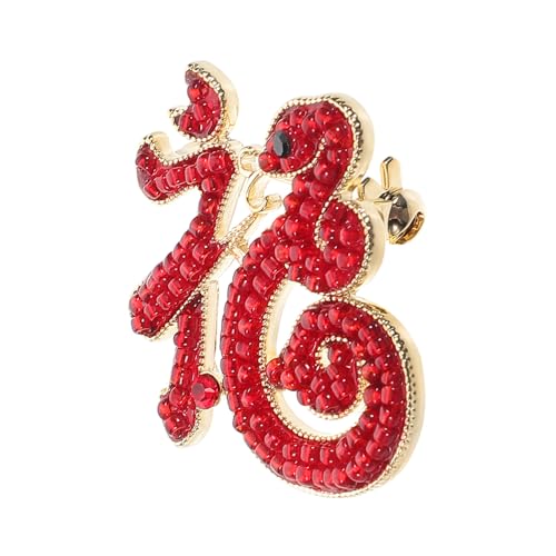 Beaupretty Segensbrosche In Schlangenform Tier Schlangenbrosche Anstecknadel Für Anzüge Brosche Für Frauen Schlangenbrosche Damen Anstecknadel Vintage Tierbrosche Glücksbringer von Beaupretty