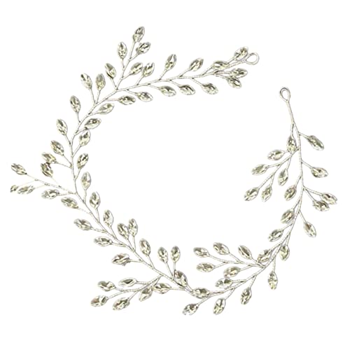 Beaupretty Silberfarbene Weiche Braut Haarvigne Leichtes Hochzeitsschmuck Accessoire für Damen Eleganter und Langlebiger Haarschmuck für Besondere Anlässe Wie Hochzeiten Partys und Feiern von Beaupretty
