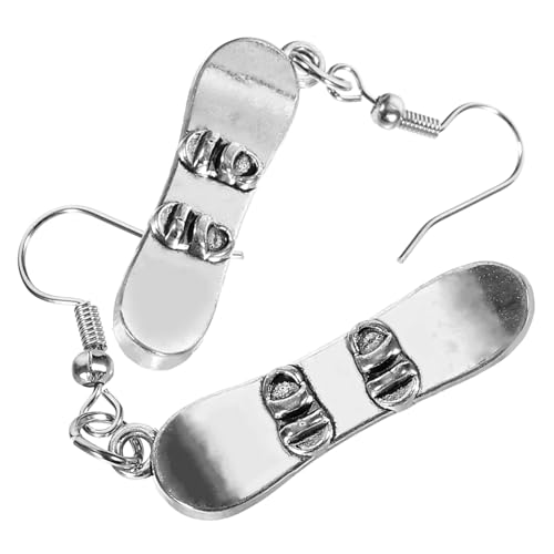 Beaupretty Snowboard Anhänger Ohrringe Damen Leichte Dangle Ohrhänger Modischer Wintersport Schmuck für Outdoor und Alltag von Beaupretty