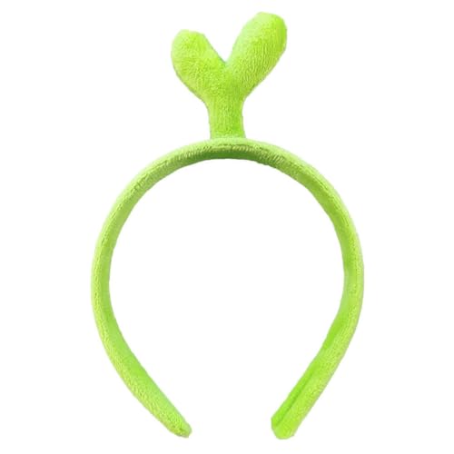 Beaupretty Sojasprossen-Stirnband Pflanzengras-Kopfbedeckung Lustiger Kopfschmuck Make-Up-Haarbänder Niedliche Haar-Accessoires Für Frauen Frühling Ostern Fotoautomaten-Requisite von Beaupretty