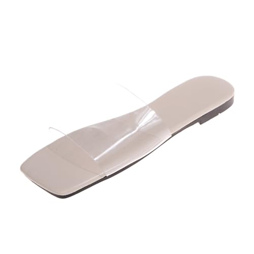 Beaupretty Sommerliche Damen Sandalen Flach Transparent Stylische Hausschuhe Angenehm Atmungsaktiv Modisch für Alltag und Freizeit Beaupretty Sommerliche Damen Sandalen Flach Transparent Stylische Hausschuhe Angenehm Atmungsaktiv Modisch für Alltag und Freizeit von Beaupretty