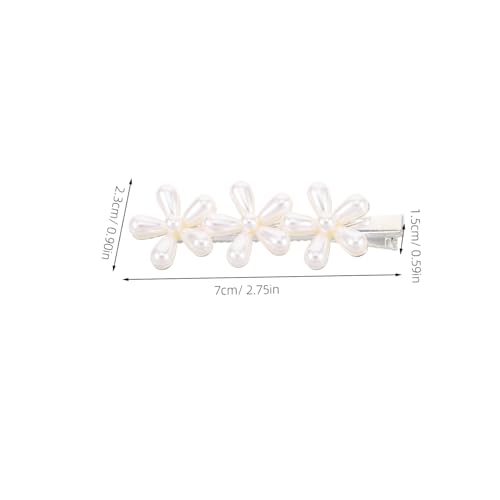 Beaupretty Sonnenblumen Haarspange mit Perlen Langlebiger Alligatorclip Modischer Haarschmuck für Damen und Mädchen Leicht und Vielseitig für Alltag und Party von Beaupretty