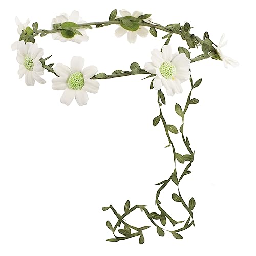 Beaupretty Blumenkranz Haarreif Mit Sonnenblumen Und Daisy-design Für Hochzeiten Festivals Und Fotoshootings Verstellbar Und Elegant Für Damen von Beaupretty