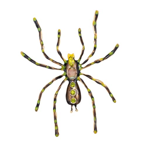 Beaupretty Spinnen Brosche Legierung Anstecknadel für Kleidung Schals und Hüte Leicht Langlebig Auffälliges Accessoire für Bühnenauftritte von Beaupretty