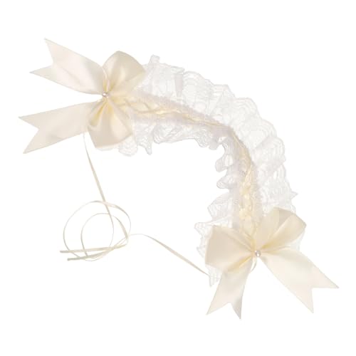 Beaupretty Vintage Lolita Lace Haarband Mit Schleife Süßes Maid Headdress Für Kawaii Dress-up Cosplay Und Festliche Anlässe Für Besondere Anlässe Und Stilvolle Looks von Beaupretty