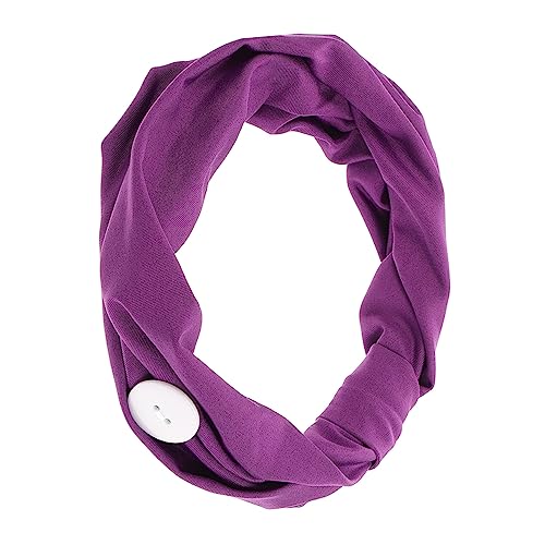 Beaupretty Breites Stirnband Stirnbänder Für Yoga Frauen Haarband Elastizität Violett von Beaupretty