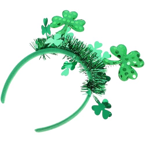 Beaupretty St. Patricks Day Stirnband Grünes Kleeblatt-Stirnband Irische Kopfbedeckung. Patricks Day Haarschmuck von Beaupretty